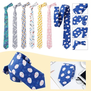 Petersburg ❤Men Cotton Print Ties Wedding Small Yellow Duck Neckties Casual Neckwear