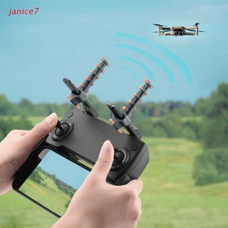janice7 2 piezas controlador amplificador de señal de antena extensor de alcance para mavic mini /mavic pro /spark /mavic air 1 /mavic 2 pro zoom