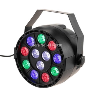 Lámpara electrónica LED proyector luces DISCO etapa Conser RGBW DMX - KD-12 - multicolor