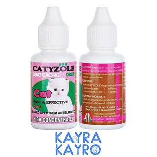 Catyzole Drop Paint 30 mL - Cat Worm Medicine
