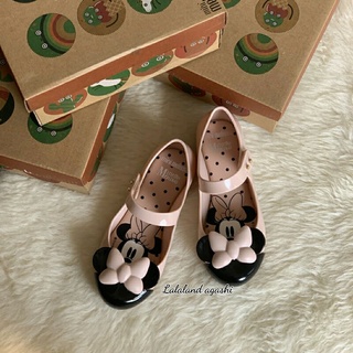 Minnie mouse rosa minimel zapatos/ disney niños zapatos/ disney melissa zapatos/bebé minnie zapatos