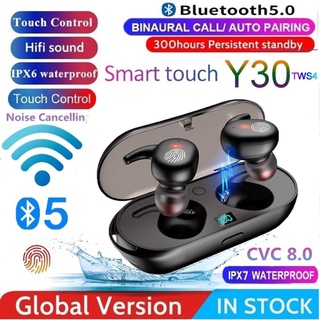 Y30 TWS/Audífonos Deportivos Inalámbricos 5.0 Bluetooth De Alta Potencia/Carga Inalámbrica (1)