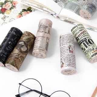 Retro póster Washi cinta DIY enmascaramiento cintas de papel decoración etiqueta papelería pegatina