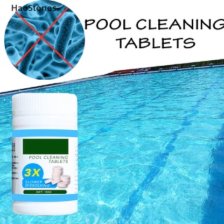 Haostones limpieza efervescente cloro tabletas jaula desinfectante piscina clarificador MY