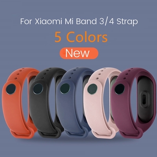Correa De Silicona Para Xiaomi Mi Band 5 4 3 Pulsera De Repuesto 4 MiBand Muñeca