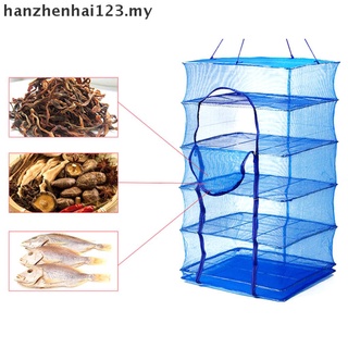 [hanzhenhai123] 4 capas de red de pesca para colgar platos de pescado vegetal, secador, mi (9)