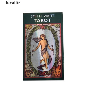 [lucaiitr] Tarot of Smith Waite Holographic Board Games Divination Table Game Card Decks .
