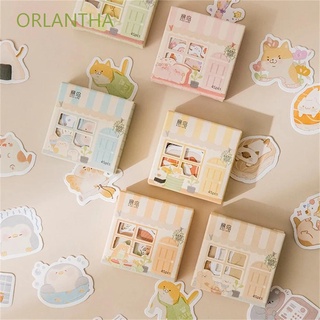 ORLANTHA 45pcs/set Journal Sticker DIY Korean Stationery Diary Stickers Office for Students Animals Stickers Cute School Supplies Scrapbooking (1)