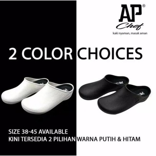 AP BOOTS Zapatos de cocina de goma zapatos de CHEF - AP CHEF 38-43 negro - AP botas