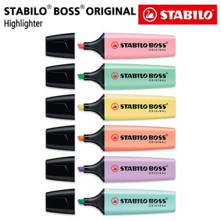 Stabilo 6 pcs - BOSS Pastel Edition/marcador Original/marcador y bolígrafo