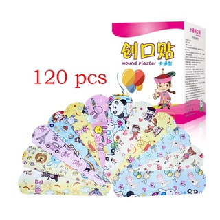 YL【Stock】 120 Unids/Caja De Dibujos Animados Band-aid Lindo Mini Niños Transpirable Impermeable Vendaje Médico ok Vendajes Hemostático Parche