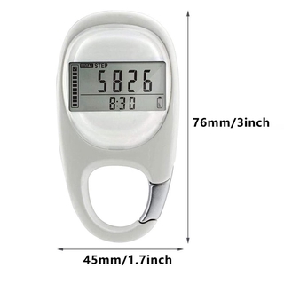 Dili/ 3D Induction Calorie Pedometer Accurate Multi-function Portable Step Counting (7)