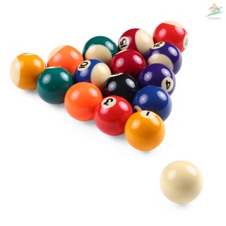 25 mm/38 mm niños billar mesa bolas conjunto de resina pequeña piscina Cue bolas conjunto completo