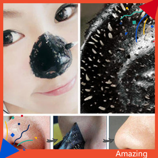 AMAZ activado carbón negro removedor de cabeza negra Peel-off máscara nariz cuidado de la piel