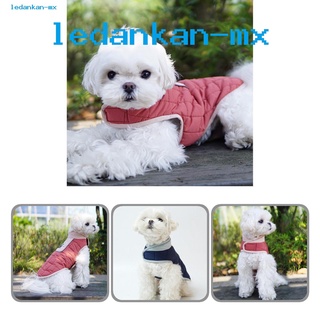 Le Light Pet Outwear Dog Sleeveless Thickened Tops Dress-up for Winter
