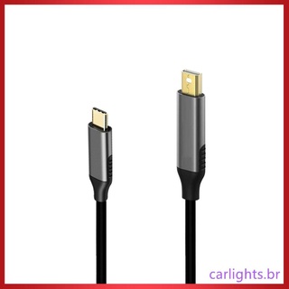 Cable Mini Amanh X Usbc Para cable de pantalla de 6ft Usb Tipo C cable Thunderbolt 3 Para Mini Dp 4k cable práctico portátil (1)