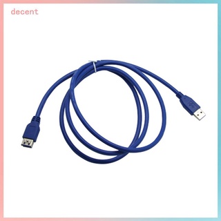 Cable de extensión USB3.0 macho a hembra medio paquete azul 0,3 m (4)
