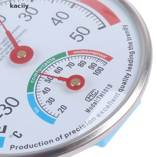 kaciiy - termómetro analógico redondo para hogar, higrómetro, monitor de humedad, medidor mx (2)