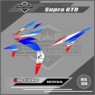Pegatinas de rayas variaciones para Supra GTR motocicleta rayas Supra GTR Ks 008