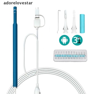 Adore Endoscop Ear Cleaning Earpick Camera Ear Cleaning Wax Removal Tool Star
