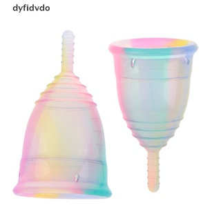 Dyfidvdo Copa Menstrual Suave Multicolor De Silicona Para Higiene Femenina Taza Reutilizable MX