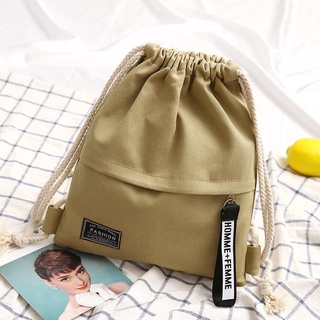 [backpack]ins Nueva moda Color sólido Casual hombros literarios escuela bolsa niños y niñas mochila