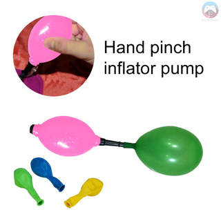 ele mano pinch inflador bomba de mano soplador de aire para globos bebé agua juego estera--color aleatorio (7)