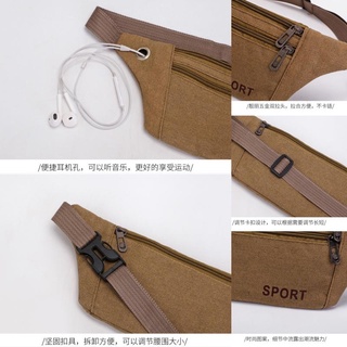 spot - bolsa impermeable para cintura, bolsa de mensajero, bolsa de pecho, hombres y mujeres, retro, lona, mensajero, bolsillos para teléfono celular (7)