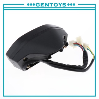 [gentoys] velocímetro digital (km/h, mph) con retroiluminación para atv, motocicleta, automóvil (1)