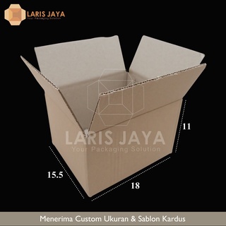 Nueva caja de cartón/caja de embalaje estándar 18x15.5x11 cm (1)