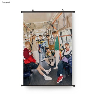 fe BTS miembros impresión tela no tejida póster colgante colgante decoración de imagen (7)