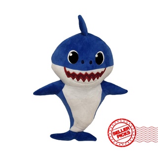 1Pc 25Cm Baby Shark Family Sound Light Doll Cute Little and Toy Anime Girls For Kid Stuffed R1J0