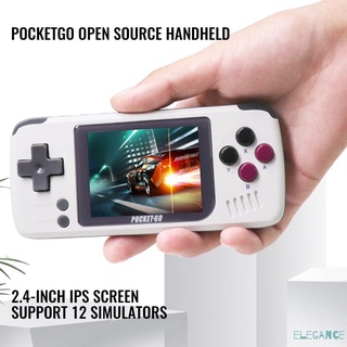 V2 PocketGo Handheld Game Console 2.4inch Screen Retro Game player With 32G TF Card NES/GB/GBC/SNES/SMD PS1 Gaming Consoles Box gadcs