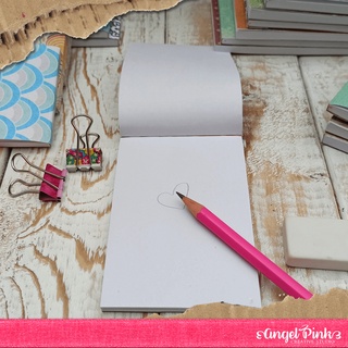 Libretitas notepads block de hojas blancas decoradas a mano tipo scrapbook (2)