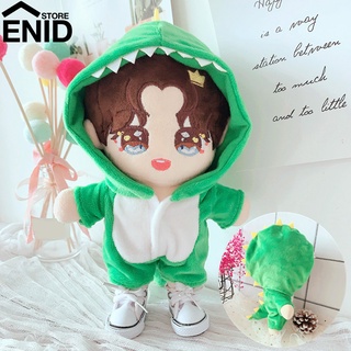 enidstore Lightweight Doll Costume Kids Plush Doll Clothing All-match for 20cm Doll