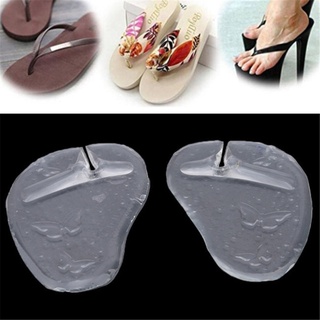 1 par de almohadillas antideslizantes para zapatos, plantillas internas de silicona transparente, sandalias, almohadilla protectora, herramienta de cuidado de pies
