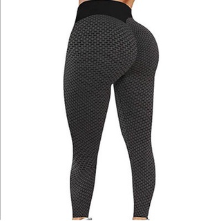 sexy yoga pantalones fitness deportes leggings jacquard cintura alta pantalones apretados