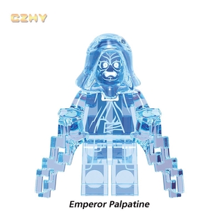 star wars minifigures lego compatible transparente darth vader stormtroopers bloques de construcción juguetes x0287 (4)