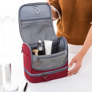 bolsa de lavado colgante bolsa de cosméticos separación portátil viaje impermeable almacenamiento al aire libre