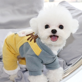 abrigo acolchado de otoño e invierno para mascotas teddy bichon hiromi schnauzer yorkshire poodle ropa de perro pequeño