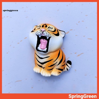[SG] Pegatina Decorativa Para Refrigerador De Dibujos Animados , Diseño De Tigre , Nevera , Antideslizante , Suministros Para El Hogar