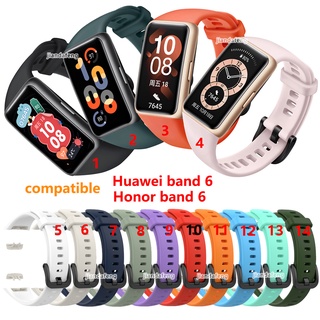 Pulsera deportiva con correa de silicona para Huawei Band 6 Honor Band 6