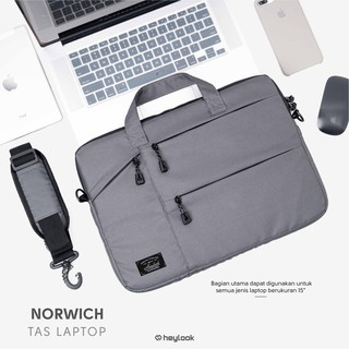 Heylook Official - bolsa impermeable para ordenador portátil Norwich, bolsa de hombro para portátil de 14"