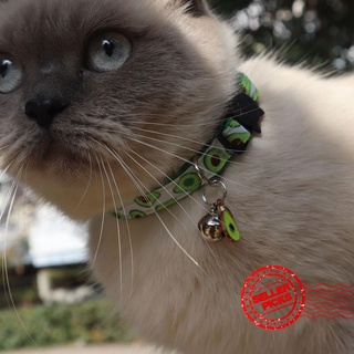 collar de gato de la suerte con campana hecha a mano con colgante de corbata de margarita para gatos v2e1