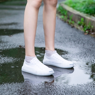 Crosail Funda impermeable de silicona para zapatos Botas de lluvia para exteriores Antideslizantes Niños y adultos