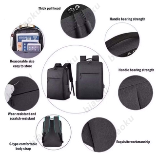 [CZK] mochila multifuncional para portátil de carga USB de viaje Unisex 15 pulgadas debajo de la bolsa de los hombres hombre mochila bolsa galas (2)