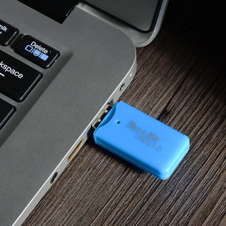 KISS-CC Mini adaptador portátil USB 2.0 de alta velocidad Micro SD TF T-Flash lector de tarjetas de memoria (5)