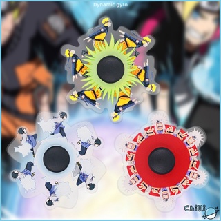 [Chilli] [Listo Stock] Juguete Fidget Spinner De Mano Spinners Glow Figet Spiner Alivio Del Estrés Juguetes Para Niños Adultos Naruto ,