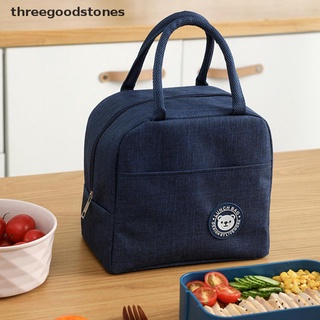 [threegoodstones] Lunch Box Bag Bento Box Insulation Package Thermal Food Picnic Bags Pouch New Stock