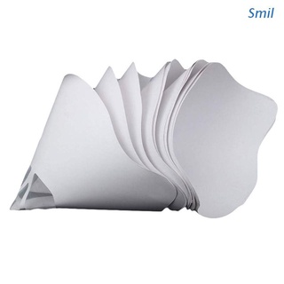Smil 50/100pcs papel embudo impresora 3D accesorios blanco espesar filtro 80 malla 13 cm